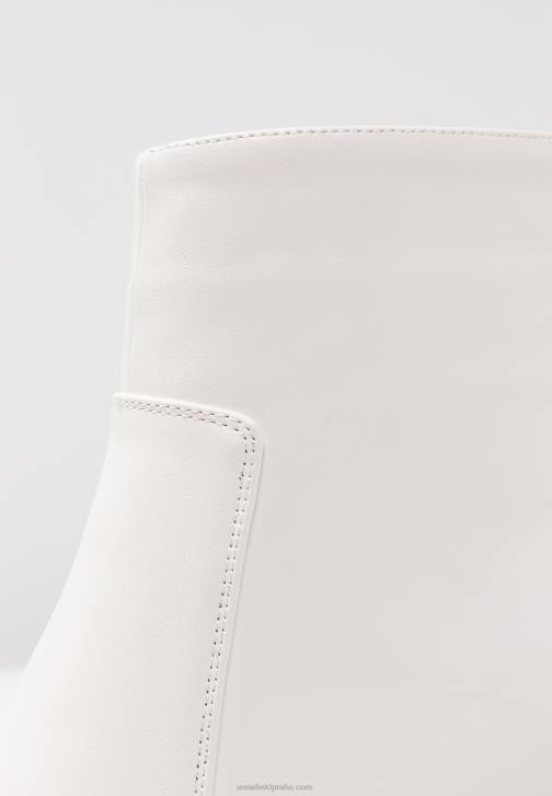 PN6V1890 ženy Anna Field kotníkové boty bílé