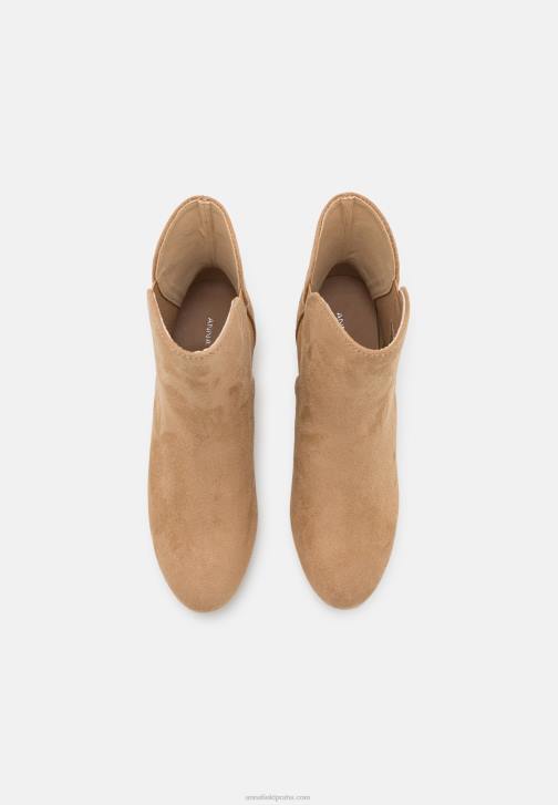 PN6V1892 ženy Anna Field klasické kotníkové boty béžové