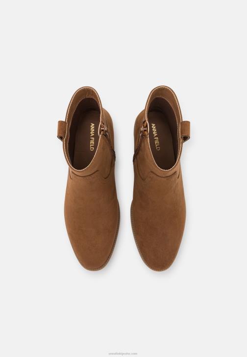 PN6V1912 ženy Anna Field klasické kotníkové boty koňakové