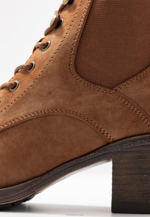 PN6V1914 ženy Anna Field kotníkové kozačky koňakové