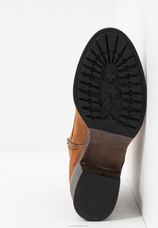 PN6V1914 ženy Anna Field kotníkové kozačky koňakové