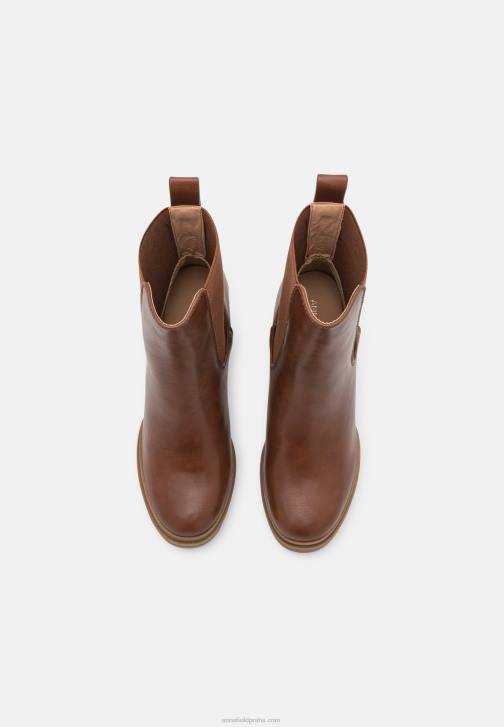 PN6V1920 ženy Anna Field klasické kotníkové boty koňakové