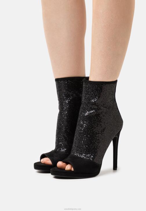 PN6V1929 ženy Anna Field klasické kotníkové boty černé