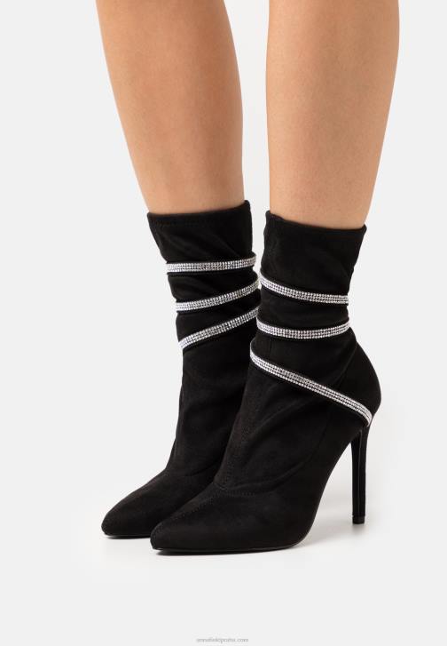 PN6V1939 ženy Anna Field klasické kotníkové boty černé