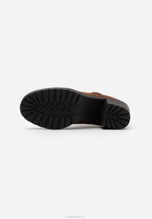 PN6V1940 ženy Anna Field kotníkové kozačky koňakové