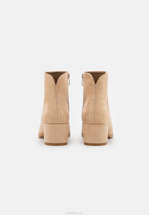 PN6V1945 ženy Anna Field kotníkové boty béžové