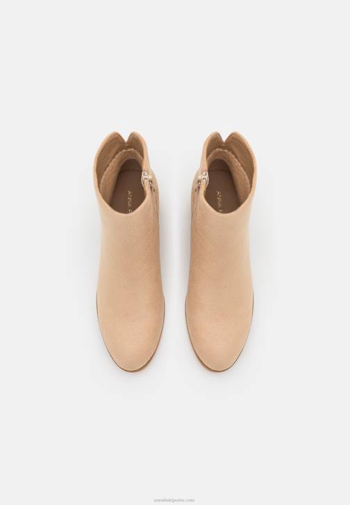 PN6V1945 ženy Anna Field kotníkové boty béžové