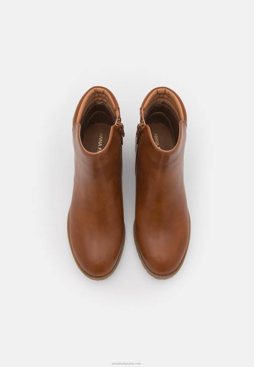 PN6V1948 ženy Anna Field klasické kotníkové boty koňakové