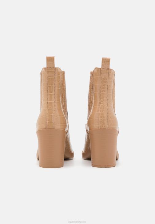 PN6V1951 ženy Anna Field klasické kotníkové boty béžové