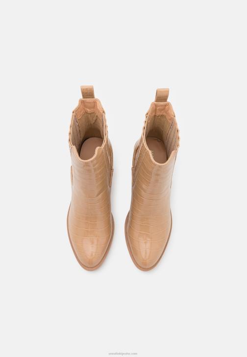 PN6V1951 ženy Anna Field klasické kotníkové boty béžové