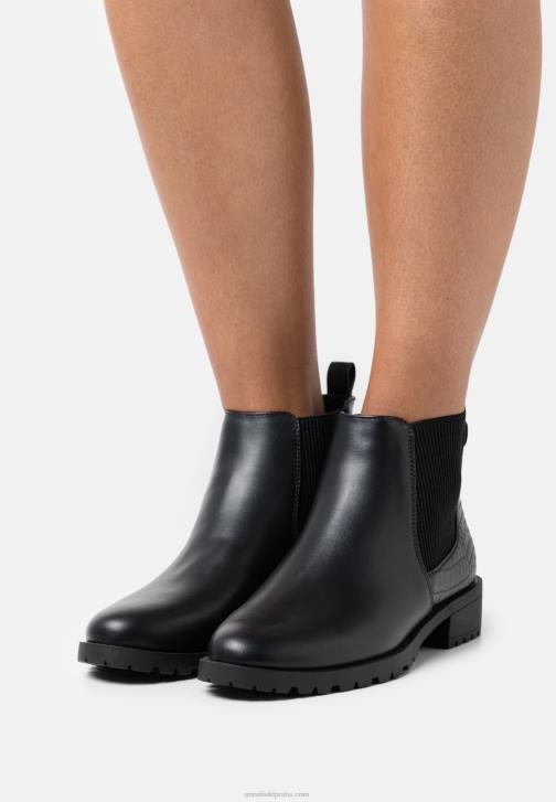 PN6V1976 ženy Anna Field kotníkové boty černé