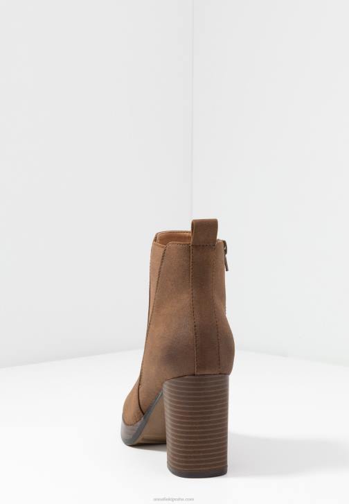 PN6V1991 ženy Anna Field kotníkové kozačky koňakové