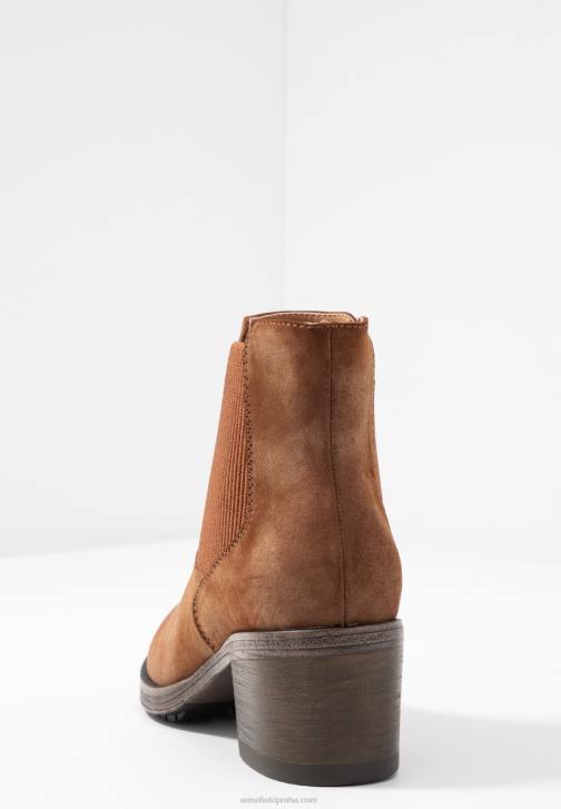 PN6V1994 ženy Anna Field kotníkové kozačky koňakové