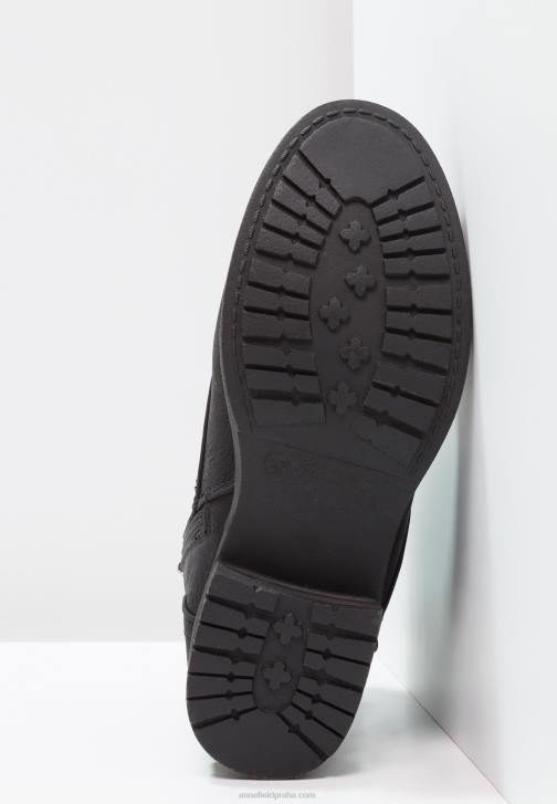 PN6V2012 ženy Anna Field zimní boty šněrovací kotníkové boty černé
