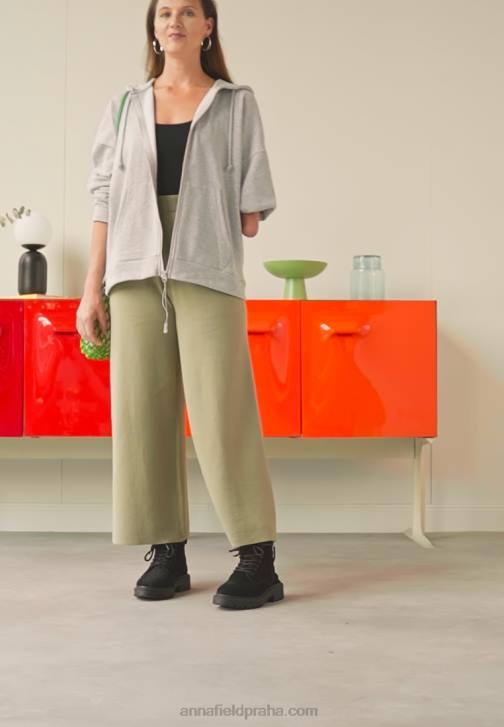 PN6V2038 ženy Anna Field šněrovací kotníkové boty černé