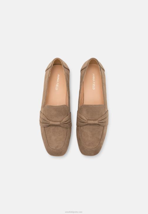 PN6V1792 ženy Anna Field slip-ons taupe