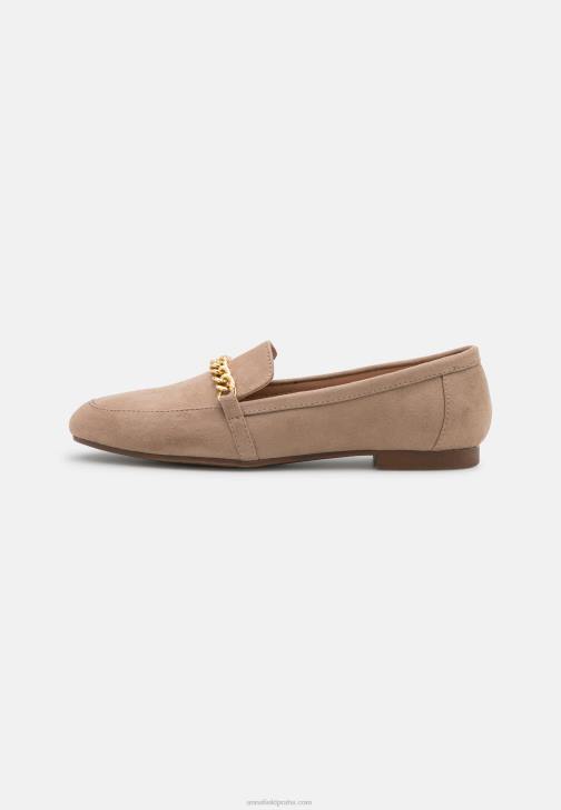 PN6V1816 ženy Anna Field slip-ons taupe