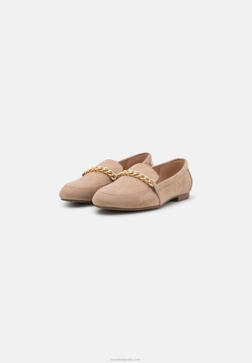 PN6V1816 ženy Anna Field slip-ons taupe