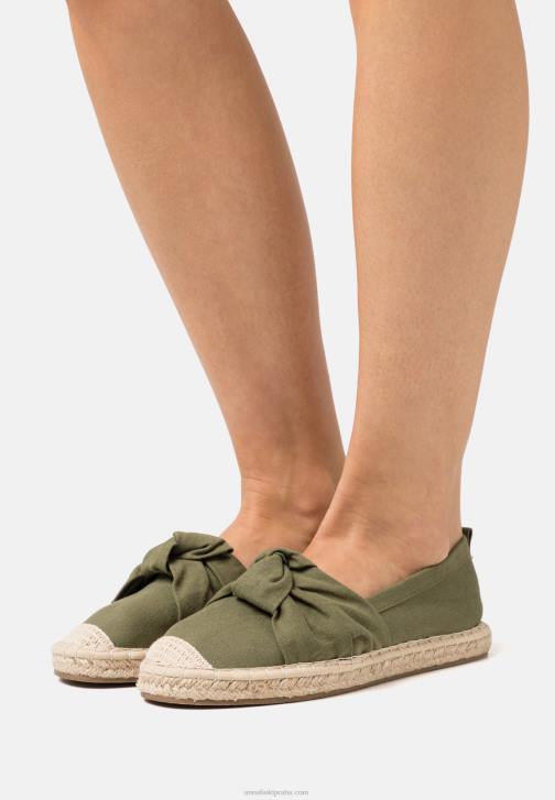 PN6V1839 ženy Anna Field khaki espadrilky