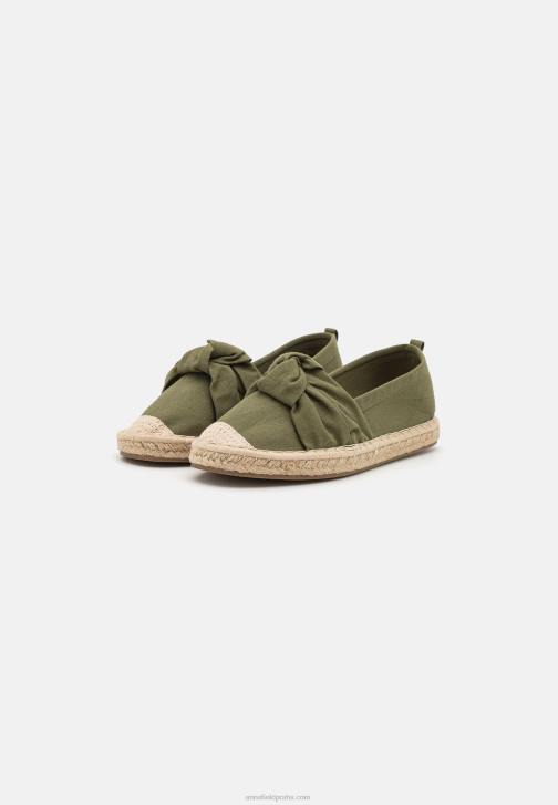 PN6V1839 ženy Anna Field khaki espadrilky