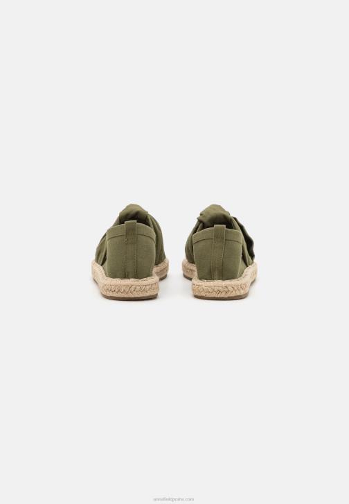 PN6V1839 ženy Anna Field khaki espadrilky