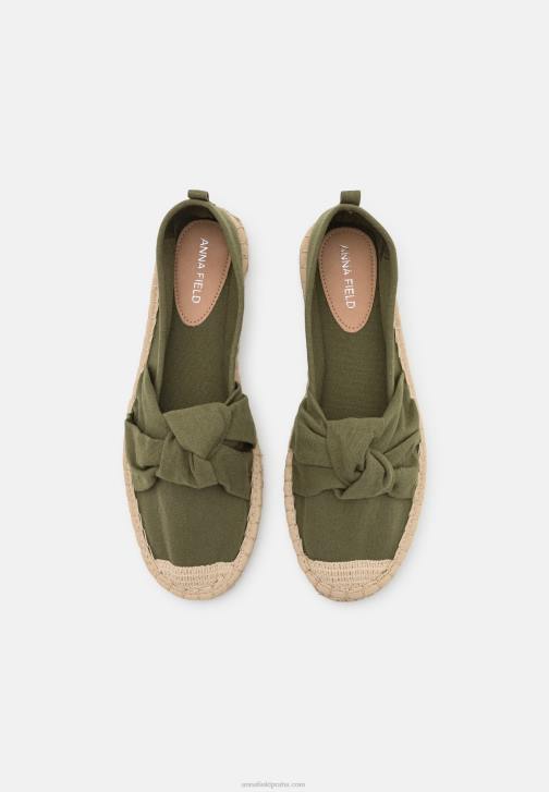 PN6V1839 ženy Anna Field khaki espadrilky