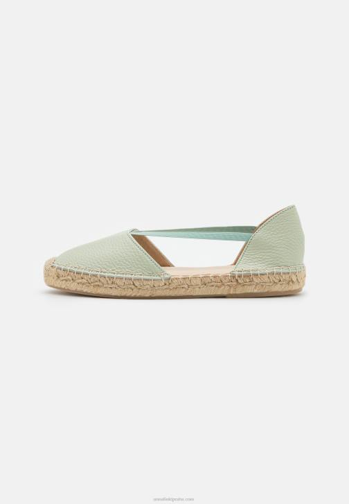 PN6V1846 ženy Anna Field kožené espadrilky mátové