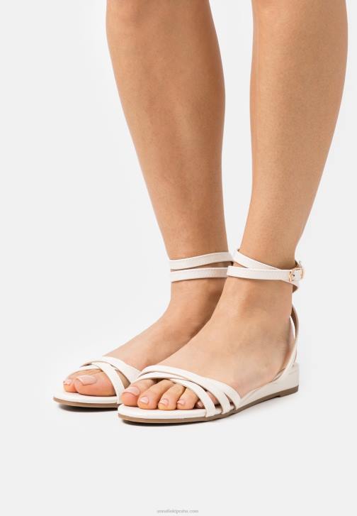 PN6V1267 ženy Anna Field sandály 001 bílé