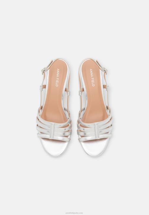 PN6V1304 ženy Anna Field sandály stříbrné