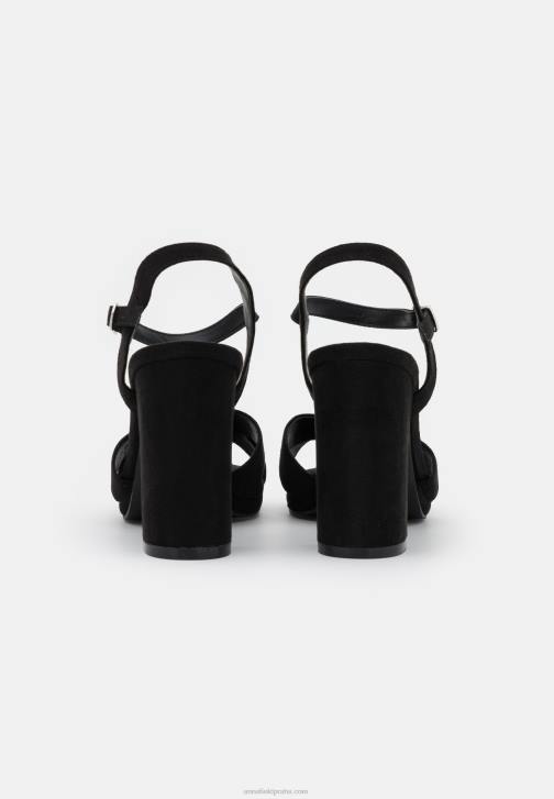 PN6V1307 ženy Anna Field sandály černé