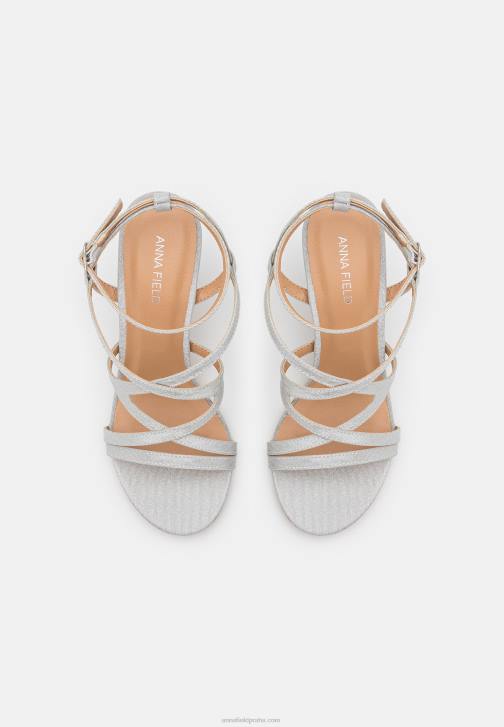 PN6V1343 ženy Anna Field sandály stříbrné