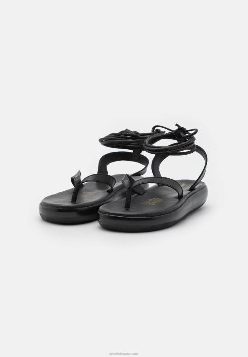 PN6V1386 ženy Anna Field kožené sandály černé