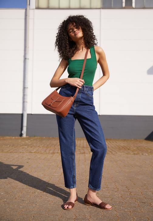 PN6V1389 ženy Anna Field kožené sandály koňak