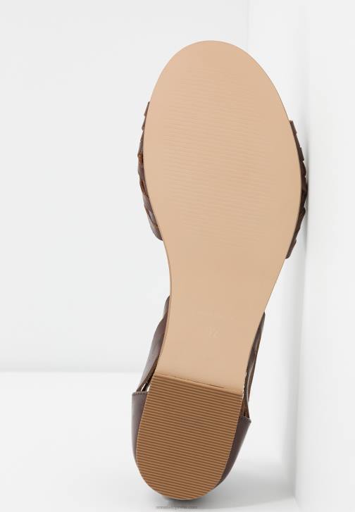 PN6V1389 ženy Anna Field kožené sandály koňak