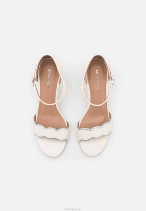 PN6V1396 ženy Anna Field sandály bílé