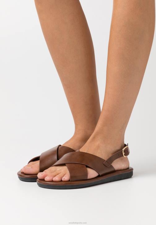 PN6V1403 ženy Anna Field sandály koňak