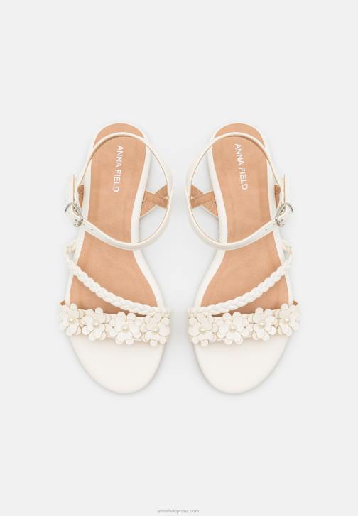 PN6V1418 ženy Anna Field sandály bílé