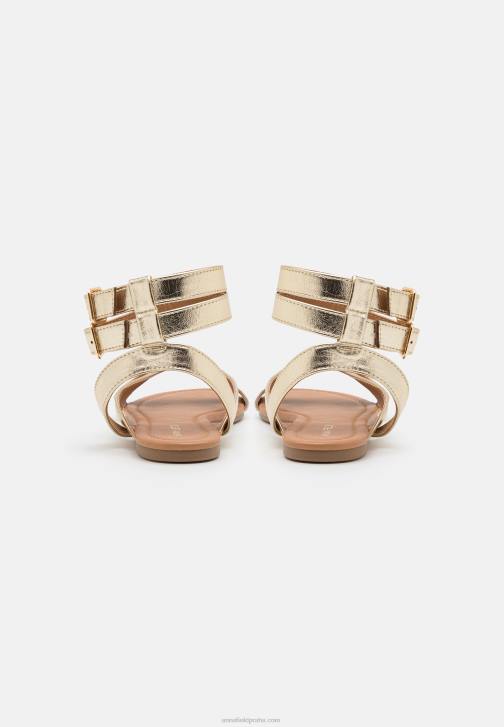 PN6V1424 ženy Anna Field sandály zlaté