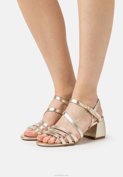 PN6V1435 ženy Anna Field sandály zlaté