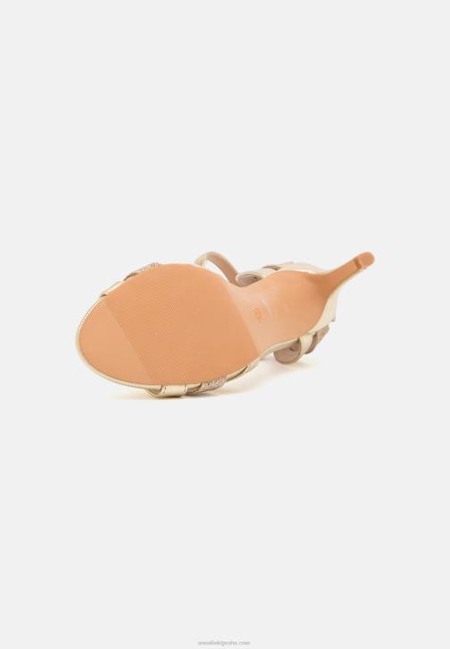 PN6V1441 ženy Anna Field sandály zlaté