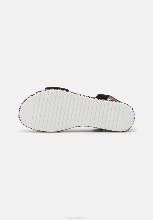 PN6V1462 ženy Anna Field sandály na platformě černé