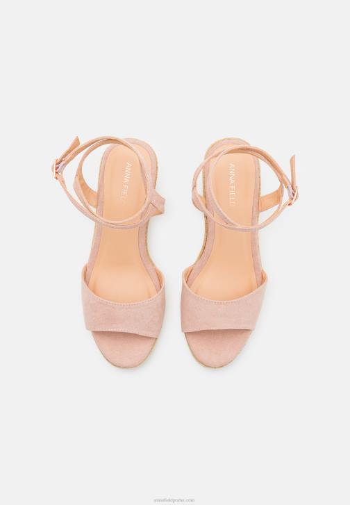 PN6V1484 ženy Anna Field espadrilky světle růžové