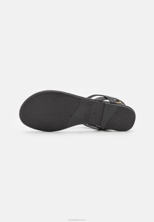 PN6V1516 ženy Anna Field sandály t-bar černé