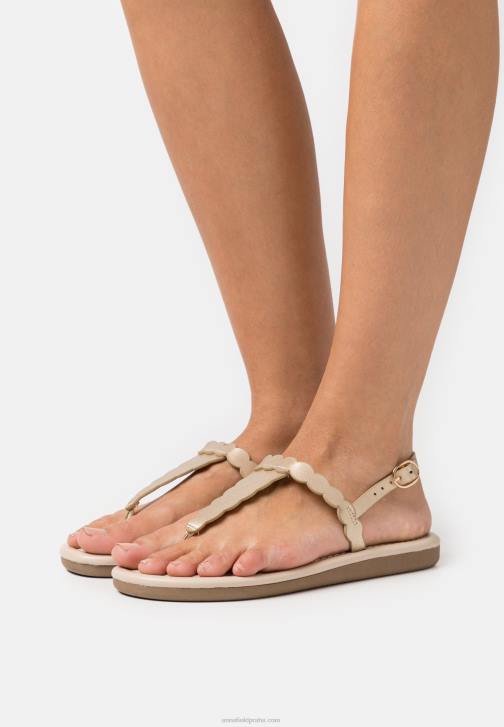 PN6V1518 ženy Anna Field t-bar sandály zlaté