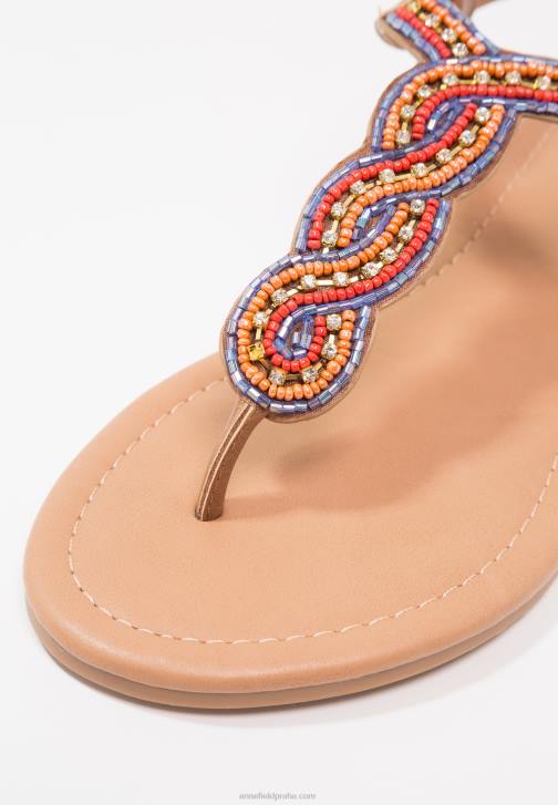 PN6V1519 ženy Anna Field sandály t-bar hnědé