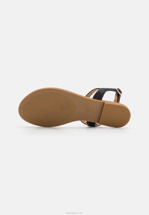 PN6V1547 ženy Anna Field sandály t-bar černé