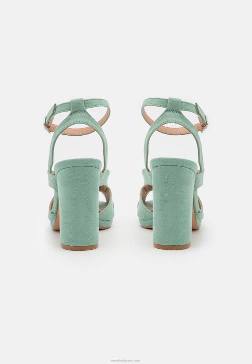 PN6V1568 ženy Anna Field sandály na platformě mint