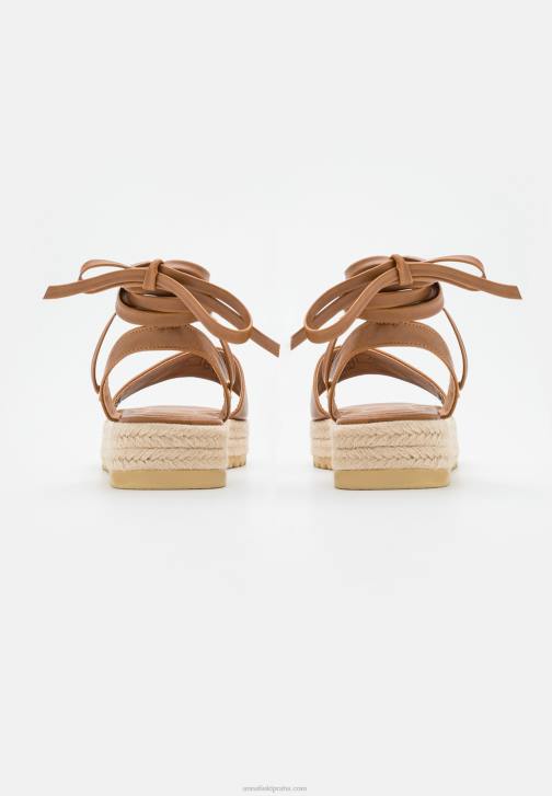 PN6V1584 ženy Anna Field koňak espadrilles