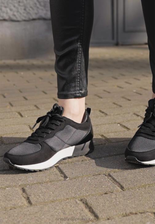 PN6V1165 ženy Anna Field tenisky černé