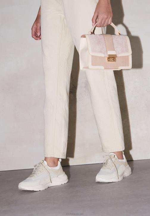 PN6V1175 ženy Anna Field kožené tenisky béžové